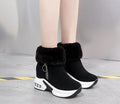 Winter Boots: Low Heel, Fur-Lined Snow Ankle Boots, Platform Booties for Stylish Women