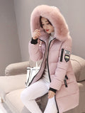 Winter Women's Parka: Long, Casual, Fur Hooded, Thick Warm Jacket