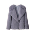 Fluffy Faux Fur Coat: Casual, Warm, Winter Fashion for Ladies