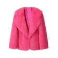 Fluffy Faux Fur Coat: Casual, Warm, Winter Fashion for Ladies