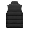 Winter Warmth: Men's Sleeveless Vest Jacket – Waterproof, Casual, Zipper