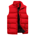 Winter Warmth: Men's Sleeveless Vest Jacket – Waterproof, Casual, Zipper