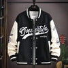 Spring/Autumn Men's Baseball Jacket: Trendy, Handsome, Plus Velvet