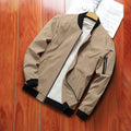 2024 Men's Outdoor Casual Jacket: Slim-Fit, Solid Color, High-Quality Design