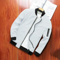 2024 Men's Outdoor Casual Jacket: Slim-Fit, Solid Color, High-Quality Design