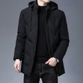 Top-Quality Hooded long Winter Jacket: New Brand, Casual Fashion