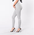 2024 High Waist Skinny Jeans: Casual, Slim Fit for Office Use