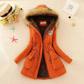 Autumn/Winter Cotton Jacket: Casual Slim Fit, Warm Overcoat, Hooded Parka