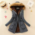 Autumn/Winter Cotton Jacket: Casual Slim Fit, Warm Overcoat, Hooded Parka