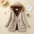 Autumn/Winter Cotton Jacket: Casual Slim Fit, Warm Overcoat, Hooded Parka