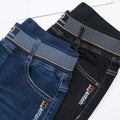 Vintage Casual: Women's Loose Fit Straight Jeans, High Waist