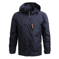 Men's Tactical Windbreaker: Military Field Jacket with Hood, Waterproof