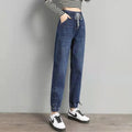 High Waist Harem Jeans: Streetwear Chic for Casual All-Season Style