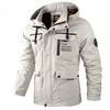 Men's Hooded Windbreaker: Fashionable, Casual, Waterproof Winter Coat