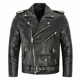 Varanda® Leather Jacket Men Slim Fit Leather Coat