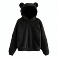 Varanda® Women's Pullover Long Sleeve Fleece Sweatshirt Warm Bear Shape