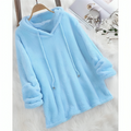 Varanda® Winter Fleece Sweater Fluffy Thin Hooded Women Casual Sweaters