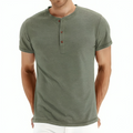 Martin™ cotton quality slim fit henry neck t-shirt