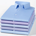 High stretch slim fit dress shirt