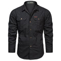 High style black cargo shirt