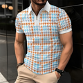 Martin™ comfortable printed summer polo t-shirt