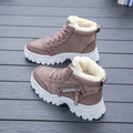 2024 New Winter Ankle Boots: Warm Plush, Casual Sneakers Flats for Women - Short Snow Boots