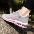 Women's Breathable Running Shoes: Mesh, Air Cushion, Lace-Up for Outdoor Training