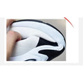 Comfortable Men's Casual Running Shoes: Fashionable, Non-slip Leather Tennis Sneakers