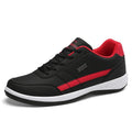 Italian Leather Men's Sneakers: Trendy, Casual, Breathable, Non-slip Vulcanized Footwear