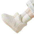 Women's Socks with Snow Markron Colors, Thick Plush Hairy Softness