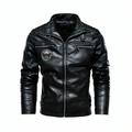 Varanda® New Men's Leather Jackets High Quality Slim Fit