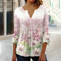 Varanda® Woman Casual Shirt Printed Blouse