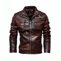 Varanda® New Men's Leather Jackets High Quality Slim Fit