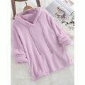 Varanda® Winter Fleece Sweater Fluffy Thin Hooded Women Casual Sweaters