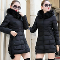 Varanda® Winter Women Jacket Fur Collar Hooded Thick Warm