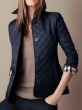 Varanda® Quilted Coat Winter Jacket Women Turn-down Collar Jackets