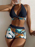 High Waist Sexy Swimsuit: 2024 New Bikini Set for Women in Plus Size, Perfect for Summer Beach