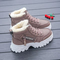 2024 New Winter Ankle Boots: Warm Plush, Casual Sneakers Flats for Women - Short Snow Boots