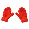 Plush Winter Gloves for Kids: Coral Fleece Mittens, Full Finger Design - Ages 1-4