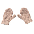 Plush Winter Gloves for Kids: Coral Fleece Mittens, Full Finger Design - Ages 1-4