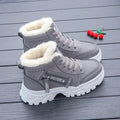 2024 New Winter Ankle Boots: Warm Plush, Casual Sneakers Flats for Women - Short Snow Boots