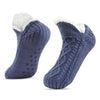 Winter Comfort for Men: Thermal Slipper Socks – Warm, Soft, Non-Slip Grip for Home