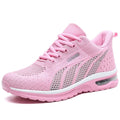 Women's Breathable Running Shoes: Mesh, Air Cushion, Lace-Up for Outdoor Training