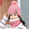 Brand Winter Knitted Scarf Hat Set: Warm Skullies Beanies for Stylish Outdoor Wear