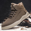 Stylish Autumn-Winter Boots for Men: Plush Insulation, Outdoor, Anti-Slip, Durable Snow Cotton Shoes