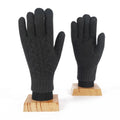 Winter Warmth Knitted Gloves: Full Finger, Touch Screen Mittens for Women and Men