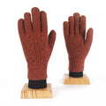 Winter Warmth Knitted Gloves: Full Finger, Touch Screen Mittens for Women and Men