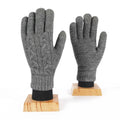 Winter Warmth Knitted Gloves: Full Finger, Touch Screen Mittens for Women and Men