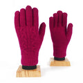 Winter Warmth Knitted Gloves: Full Finger, Touch Screen Mittens for Women and Men