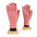 Winter Warmth Knitted Gloves: Full Finger, Touch Screen Mittens for Women and Men